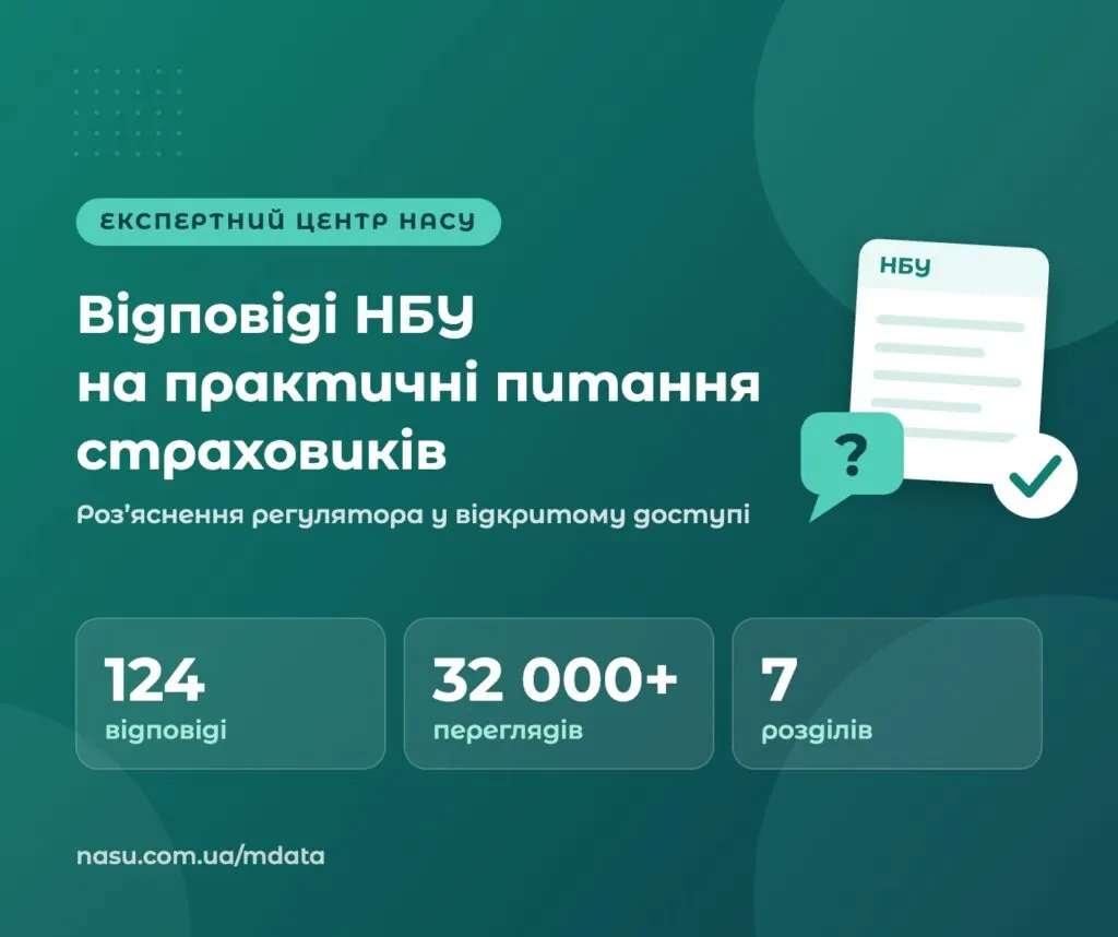 Експертний центр НАСУ: 124 відповіді, понад 32 000 переглядів, 7 розділів